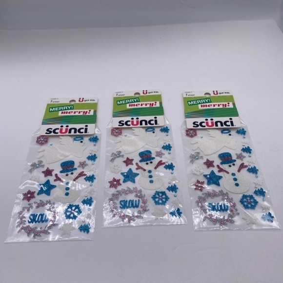 Scunci U Got This Christmas Stickers 3 Packs of 1 Sheet 53589-P - Picture 2 of 5
